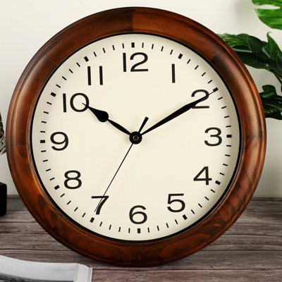 Seiko QXA129BLH Wall Clock, Brown & Reviews | Wayfair